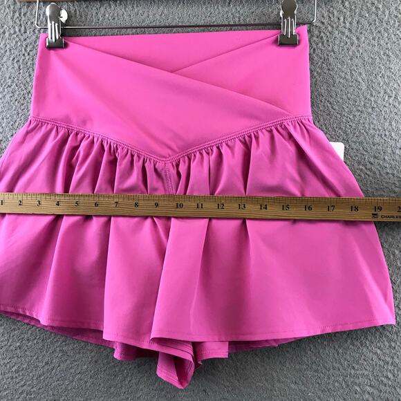 New X by Gottex pink mini skirt lined in pink size M - Picture 6 of 12